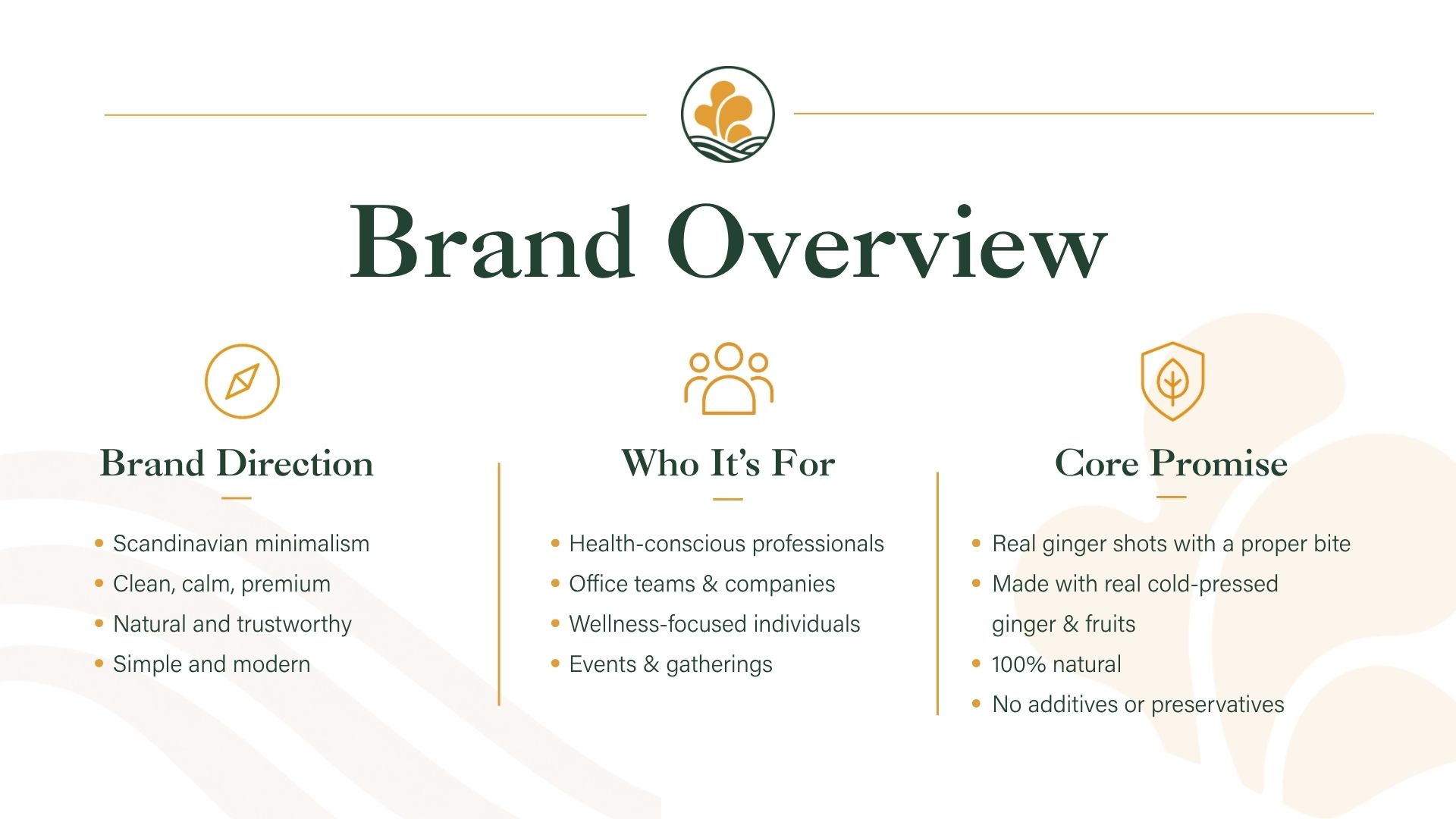 All Day Ginger brand identity — system detail 02